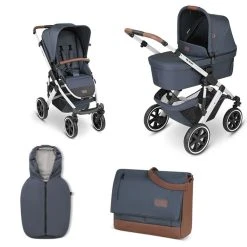 ABC Design Kombi-Kinderwagen Salsa 4 Air In Blau