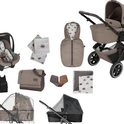 ABC Design Kombikinderwagen Salsa 4 Air - Starter Set Cream