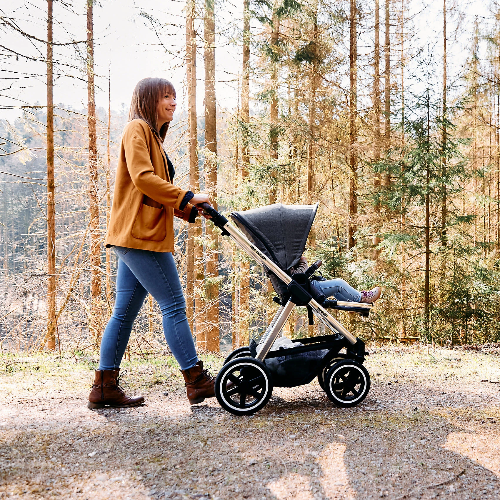 ABC Design Kombikinderwagen Samba Asphalt 7 ABC Design Kombikinderwagen Samba Asphalt – Bild 5