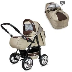 Bergsteiger 10tlg. Set: Kombi Kinderwagen "Rio" In Beige/Braun -Chicco shop bergsteiger 10tlg set kombi kinderwagen rio in beige braun 2