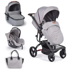 Cangaroo Kinderwagen Ellada 3 In 1 In Grau