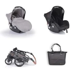 Cangaroo Kinderwagen Ellada 3 In 1 In Grau -Chicco shop cangaroo kinderwagen ellada 3 in 1 in grau 3