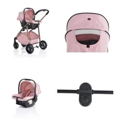 Cangaroo Kombikinderwagen 3 In 1 Milan In Rosa -Chicco shop cangaroo kombikinderwagen 3 in 1 milan in rosa 5