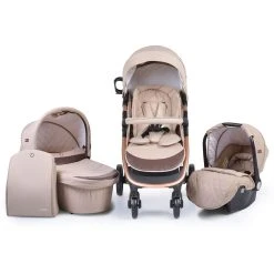 Cangaroo Kombikinderwagen Noble 3 In 1 In Braun