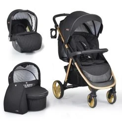Chicco shop -Chicco shop cangaroo kombikinderwagen noble 3 in 1 in schwarz 1