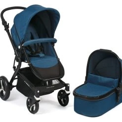 Chic 4 Baby Kinderwagen "Passo" In Melange Blau