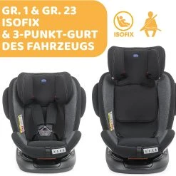 CHICCO Auto-Kindersitz Unico Plus, Anthrazit -Chicco shop chicco auto kindersitz unico plus anthrazit 4