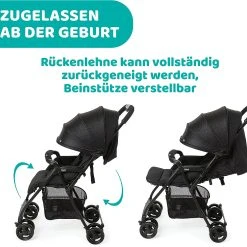 CHICCO Buggy Ohlala' 3, Schwarz -Chicco shop chicco buggy ohlala 3 schwarz 4