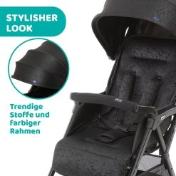 CHICCO Buggy Ohlala' 3, Schwarz -Chicco shop chicco buggy ohlala 3 schwarz 8
