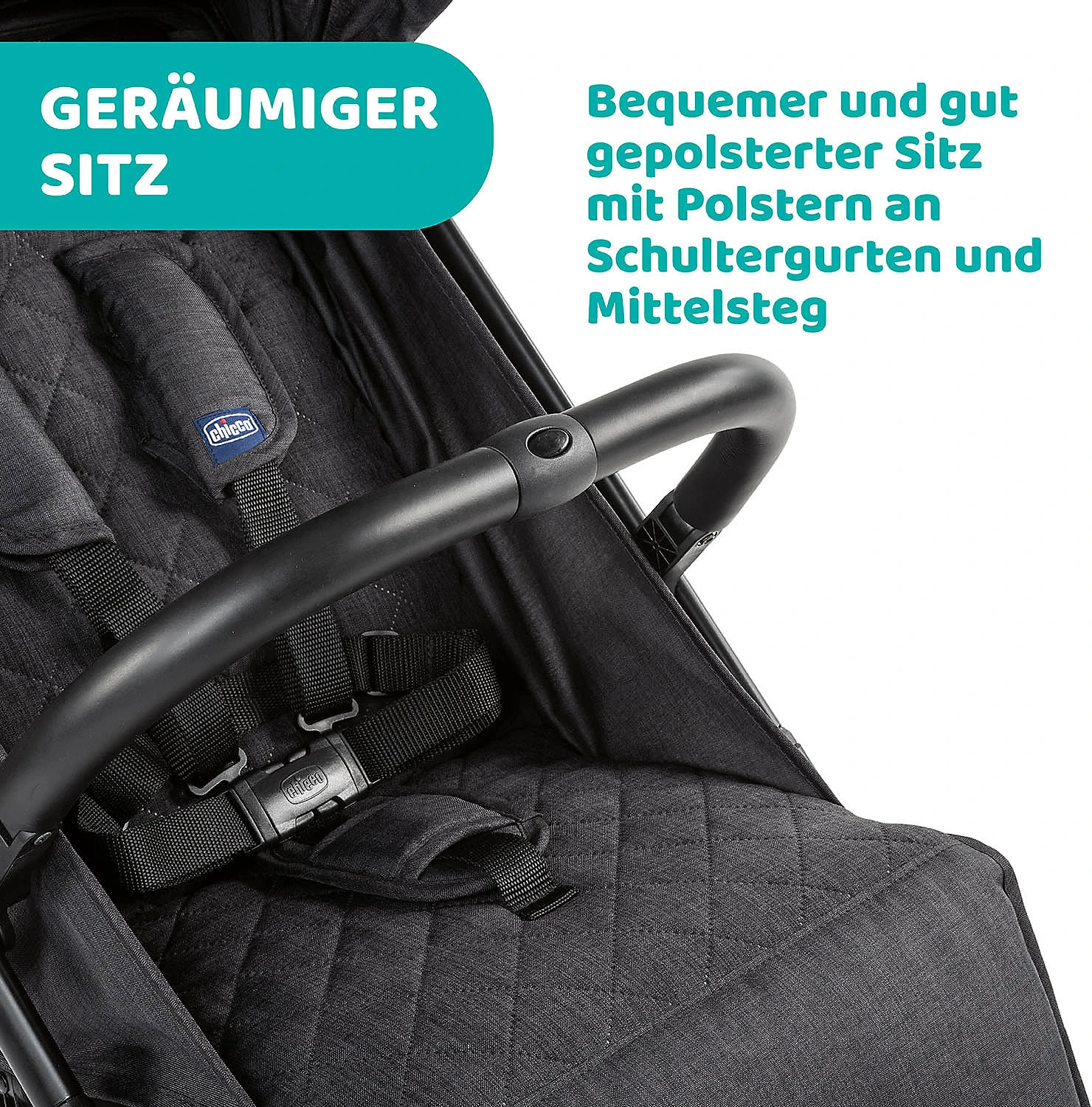 CHICCO Buggy Trolley Me, Dunkelgrau 10 CHICCO Buggy Trolley Me, Dunkelgrau – Bild 8