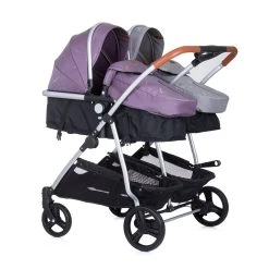 Chipolino Geschwisterkinderwagen Duo Smart In Lila