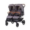 Chipolino Geschwisterkinderwagen Passo Doble In Grau
