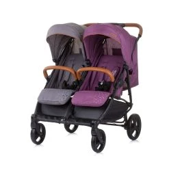 Chipolino Geschwisterkinderwagen Passo Doble In Lila