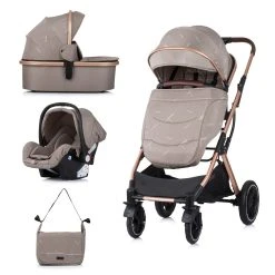 Chipolino Kinderwagen Zara 3 In 1 In Natur