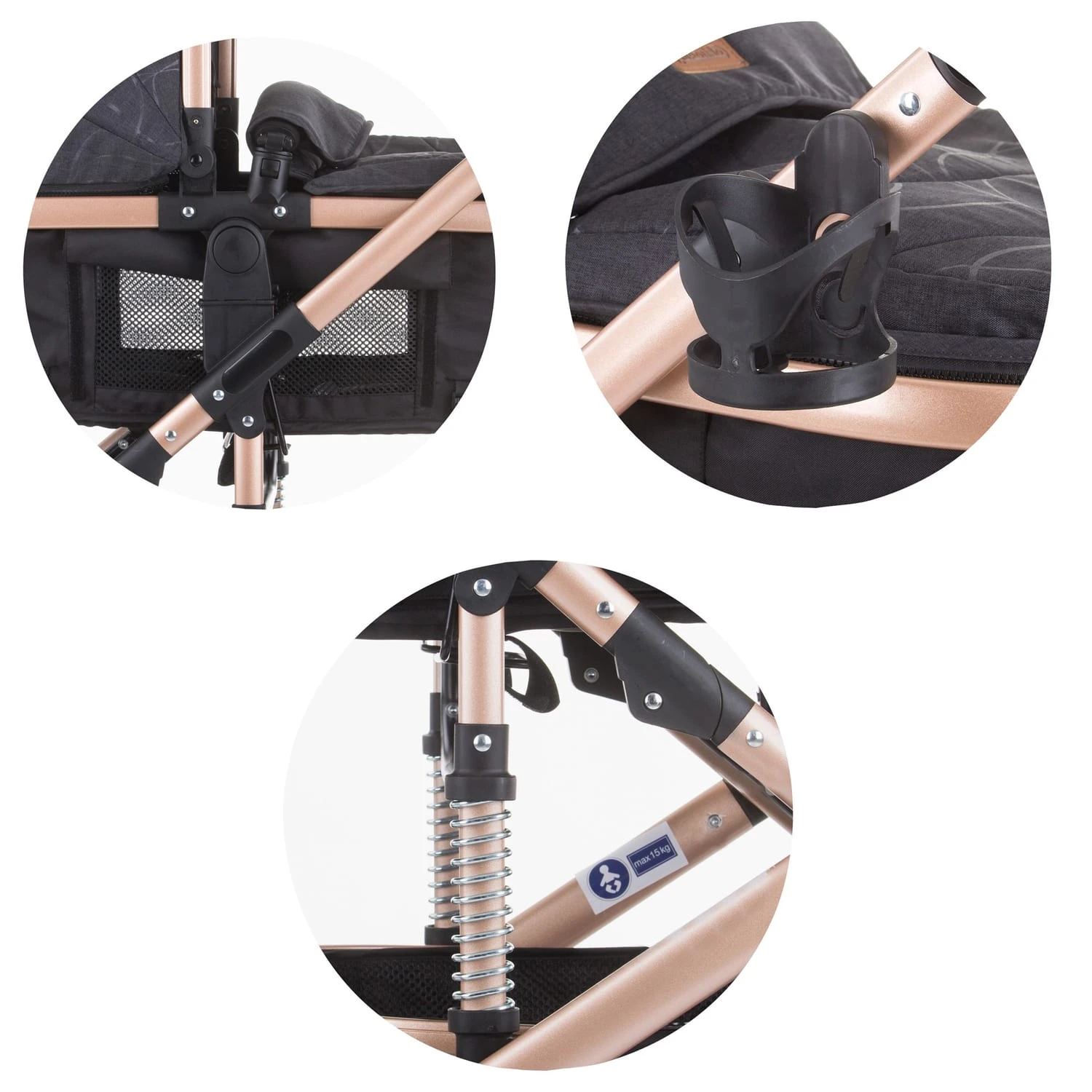 Chipolino Kombikinderwagen 2 In 1 Estelle In Braun 8 Chipolino Kombikinderwagen 2 In 1 Estelle In Braun – Bild 6