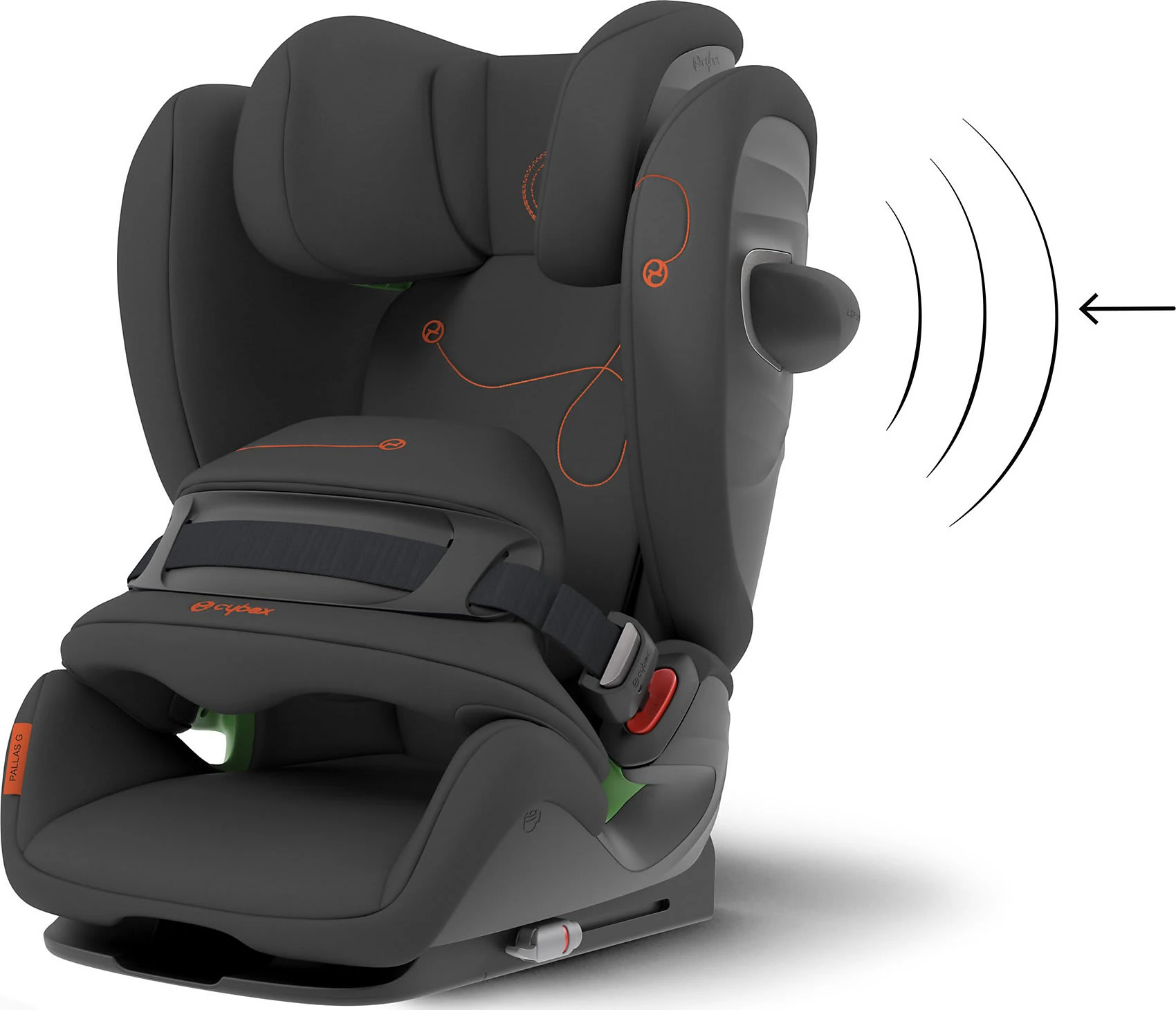 CYBEX Auto-Kindersitz PALLAS G I-Size, Lava Grey 4 CYBEX Auto-Kindersitz PALLAS G I-Size, Lava Grey – Bild 2