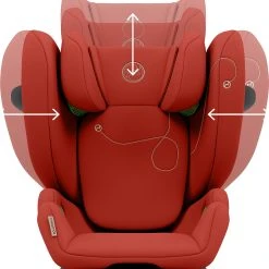 CYBEX Auto-Kindersitz SOLUTION G I-Fix, Hibiscus Red -Chicco shop cybex auto kindersitz solution g i fix hibiscus red 3