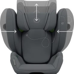 CYBEX Auto-Kindersitz SOLUTION G I-Fix, Monument Grey -Chicco shop cybex auto kindersitz solution g i fix monument grey 3