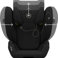 CYBEX Auto-Kindersitz SOLUTION G I-Fix, Moon Black -Chicco shop cybex auto kindersitz solution g i fix moon black 3