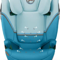CYBEX Auto-Kindersitz SOLUTION S2 I-Fix, Beach Blue