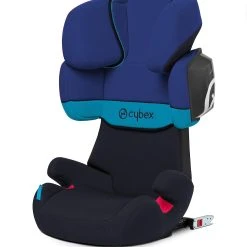 CYBEX Auto-Kindersitz Solution X2-Fix, Silver-Line, Blue Moon