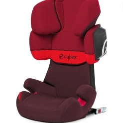CYBEX Auto-Kindersitz Solution X2-Fix, Silver-Line, Rumba Red
