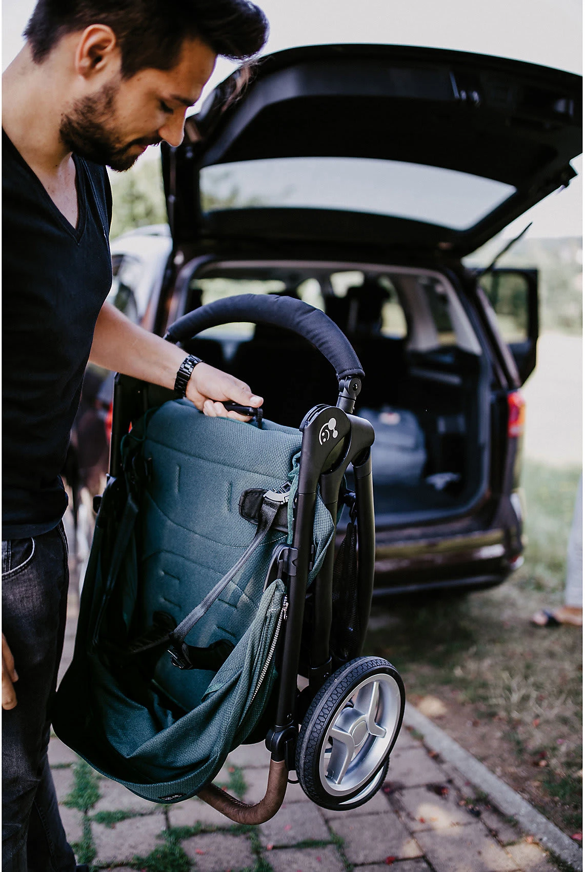 GESSLEIN Buggy SMILOO HAPPY+, Black/tabak, Ocean Blue 8 GESSLEIN Buggy SMILOO HAPPY+, Black/tabak, Ocean Blue – Bild 6