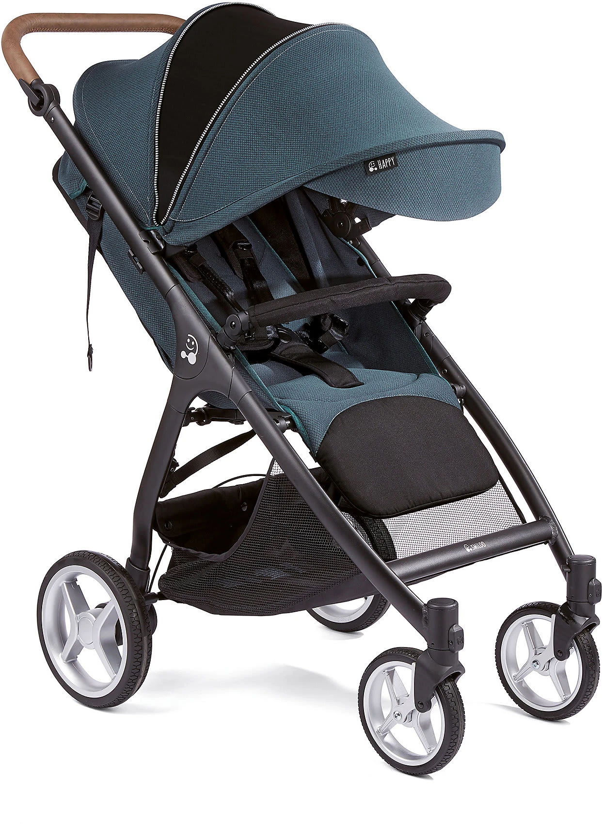 GESSLEIN Buggy SMILOO HAPPY+, Black/tabak, Ocean Blue 9 GESSLEIN Buggy SMILOO HAPPY+, Black/tabak, Ocean Blue – Bild 7