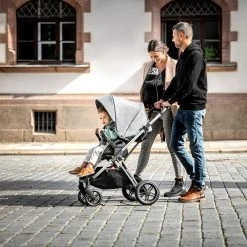 HAUCK 2in1 Kombi Kinderwagen Vision X Set Silver, Melange Grey -Chicco shop hauck 2in1 kombi kinderwagen vision x set silver melange grey 2