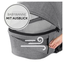 HAUCK 2in1 Kombi Kinderwagen Vision X Set Silver, Melange Grey -Chicco shop hauck 2in1 kombi kinderwagen vision x set silver melange grey 8