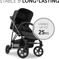 HAUCK Buggy Rapid 4, Black -Chicco shop hauck buggy rapid 4 black 9