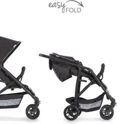 HAUCK Buggy Rapid 4, Caviar/silver -Chicco shop hauck buggy rapid 4 caviar silver 7