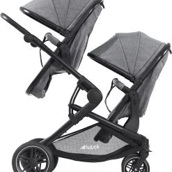 HAUCK Geschwisterwagen Atlantic Twin, Melange Grey -Chicco shop hauck geschwisterwagen atlantic twin melange grey 2