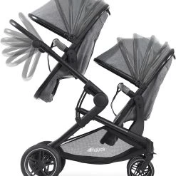 HAUCK Geschwisterwagen Atlantic Twin, Melange Grey -Chicco shop hauck geschwisterwagen atlantic twin melange grey 5