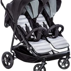 HAUCK Geschwisterwagen Rapid 3R Duo, Silver/Charcoal