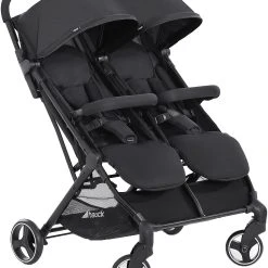 HAUCK Geschwisterwagen Swift X Duo, Black