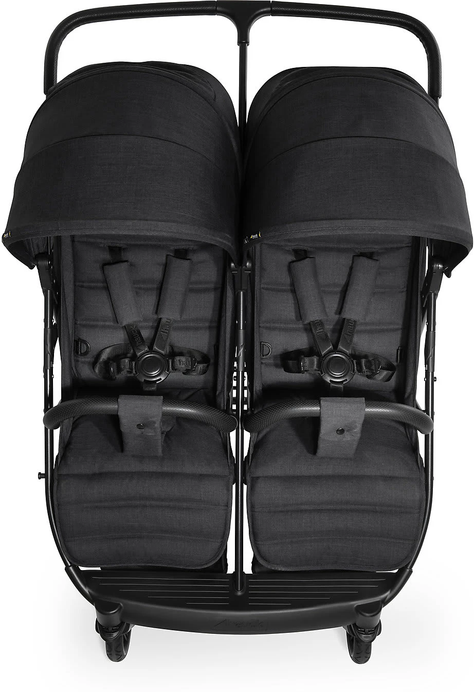 HAUCK Geschwisterwagen Uptown Duo, Melange Black 5 HAUCK Geschwisterwagen Uptown Duo, Melange Black – Bild 3