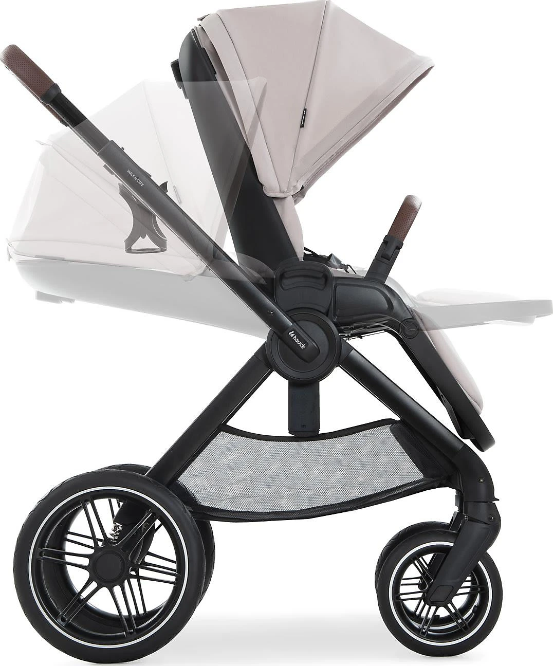 HAUCK Kinderwagen Walk N Care Set, Beige 11 HAUCK Kinderwagen Walk N Care Set, Beige – Bild 9
