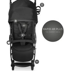HAUCK Kombi Kinderwagen Rapid 4R Plus Trioset, Black -Chicco shop hauck kombi kinderwagen rapid 4r plus trioset black 5