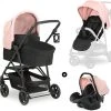 HAUCK Kombi Kinderwagen Rapid 4R Plus Trioset, Rose