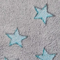 Hoppediz Einschlagdecke Fleece Babydecke In Sterne Grau-türkis -Chicco shop hoppediz einschlagdecke fleece babydecke in sterne grau turkis 4