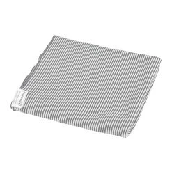 Hoppediz Pucktuch Baby Einschlagdecke In Grau-weiß