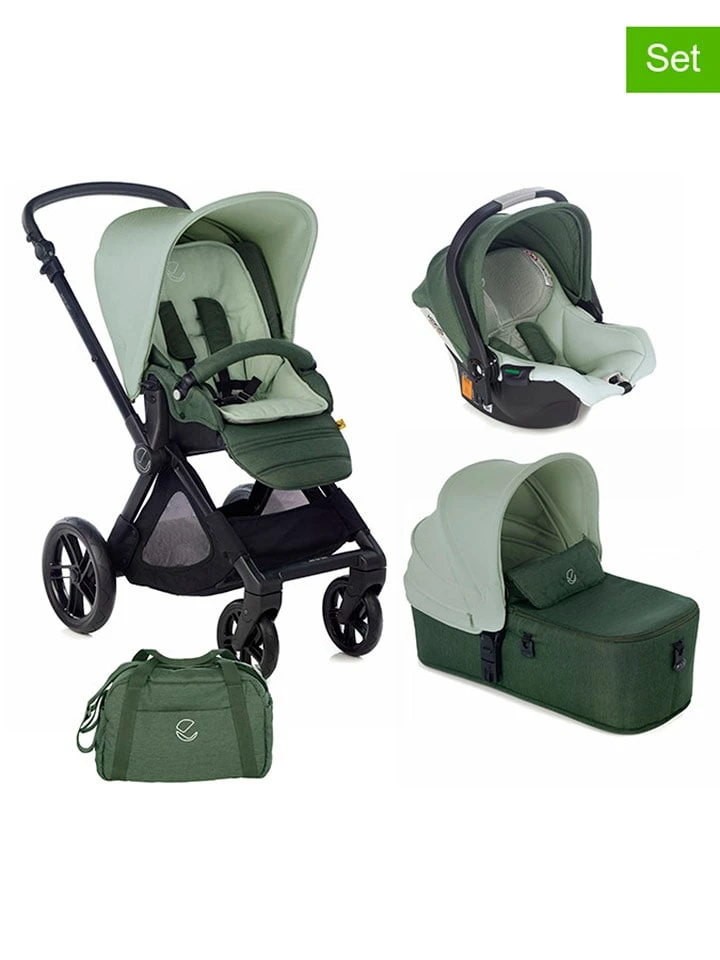 Jané Kombi-Kinderwagen In Grün 3 Jané Kombi-Kinderwagen In Grün