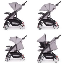 Kikkaboo Kinderwagen Airy 2 In 1 In Grau -Chicco shop kikkaboo kinderwagen airy 2 in 1 in grau 2
