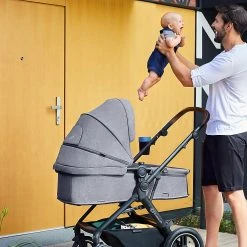 Kinderkraft Kinderwagen B-TOUR 3in1, Hellgrau -Chicco shop kinderkraft kinderwagen b tour 3in1 hellgrau 4