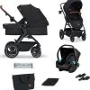 Kinderkraft Kinderwagen B-TOUR 3in1, Schwarz -Chicco shop kinderkraft kinderwagen b tour 3in1 schwarz