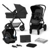 Kinderkraft Kombi Kinderwagen, 3in1 MOOV CT Black