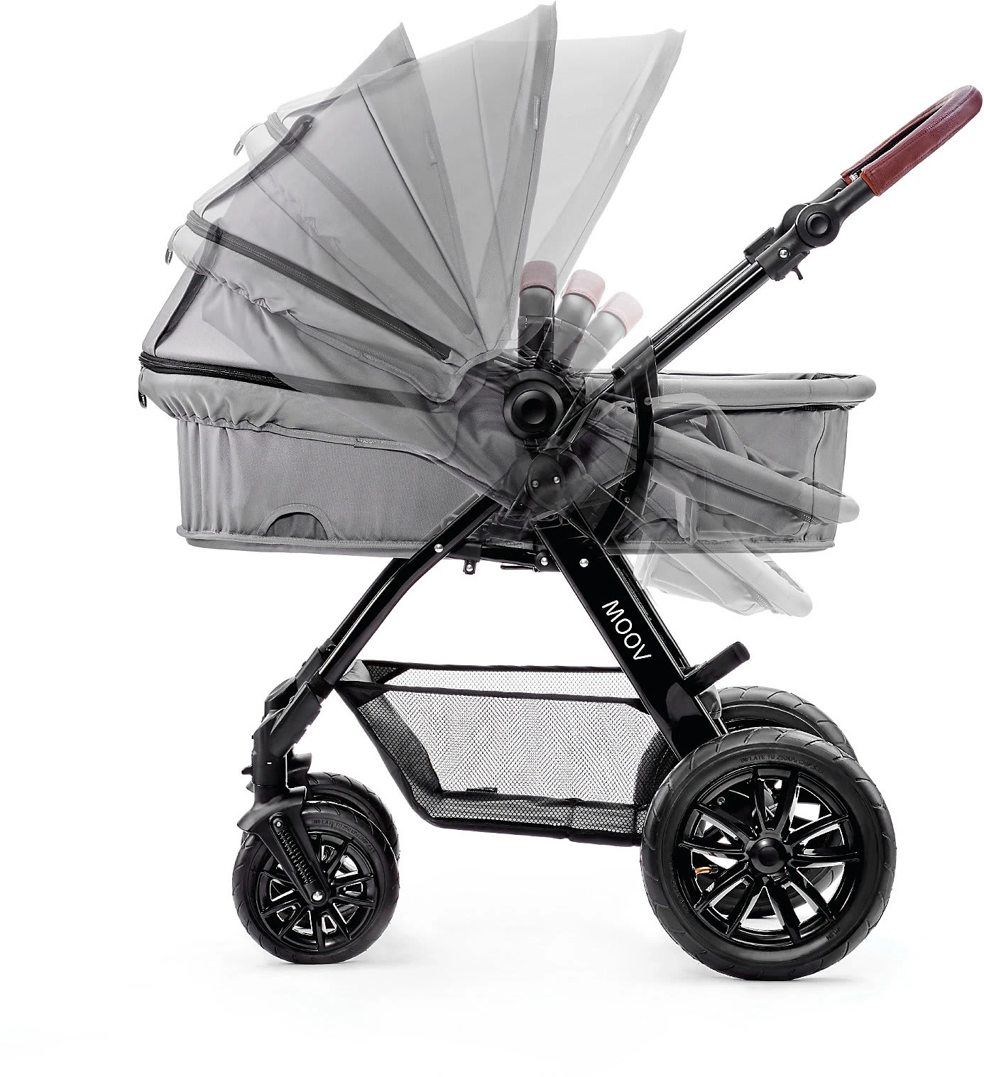 Kinderkraft Kombi Kinderwagen Moov, 3in1, Hellgrau 9 Kinderkraft Kombi Kinderwagen Moov, 3in1, Hellgrau – Bild 8