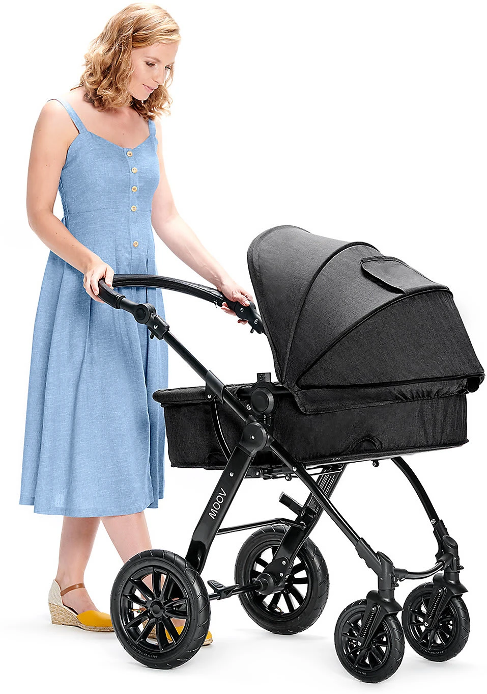 Kinderkraft Kombi Kinderwagen Moov, 3in1, Hellgrau 11 Kinderkraft Kombi Kinderwagen Moov, 3in1, Hellgrau – Bild 10