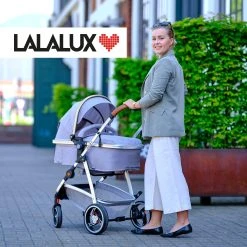 Lalalux Kinderwagen " Babyboomer " In Beige/dunkelgrau -Chicco shop lalalux kinderwagen babyboomer in beige dunkelgrau 7